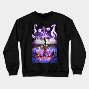 The Final Battle (Kingdom Hearts Chain of Memories) (w/ Cards & Flipped) Crewneck Sweatshirt